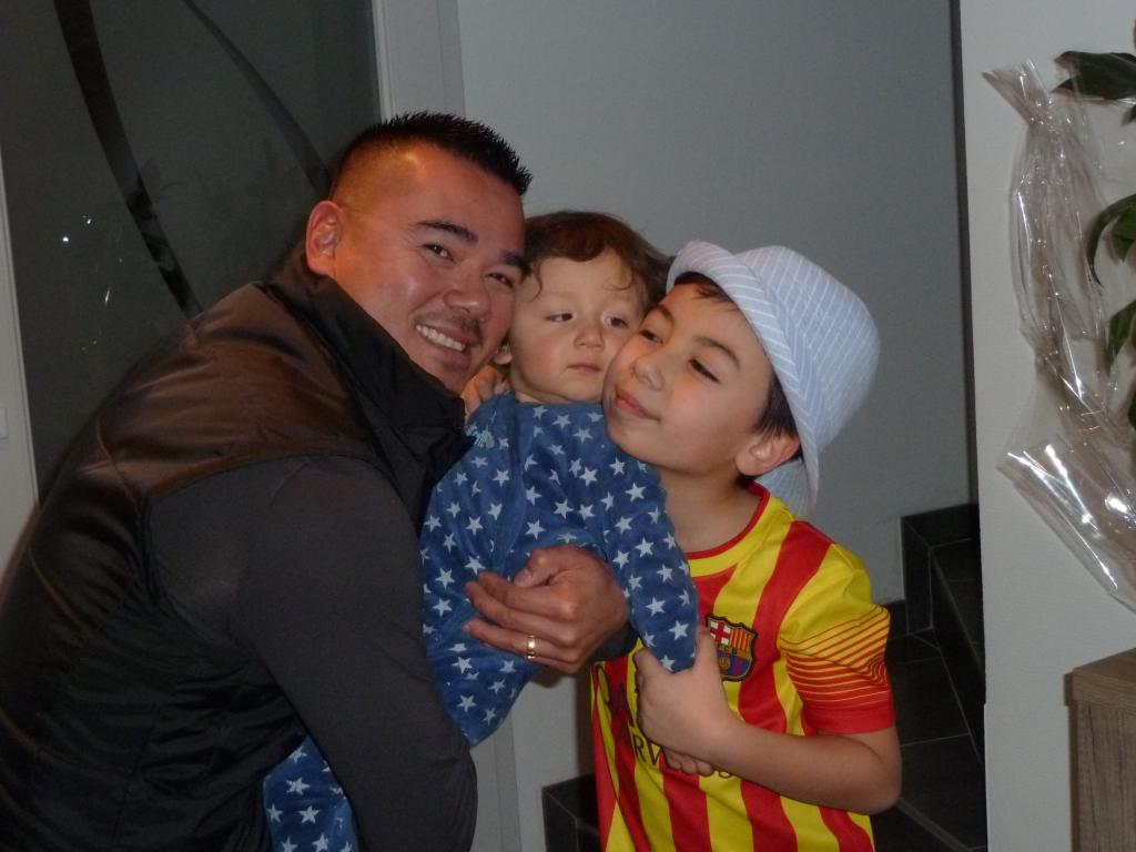 Tonton Guy avec Neal et Dylan